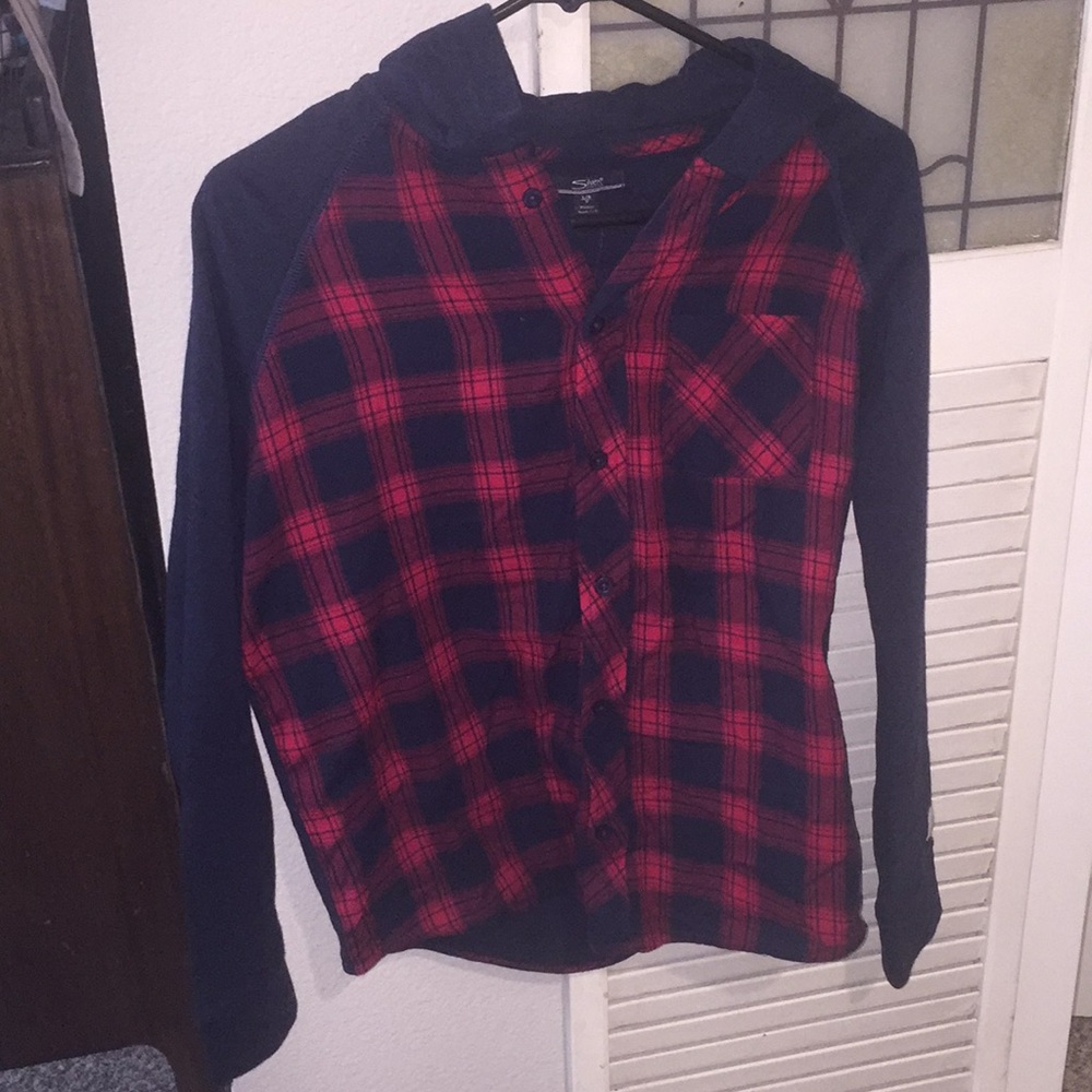 Boys Hooded Shirt